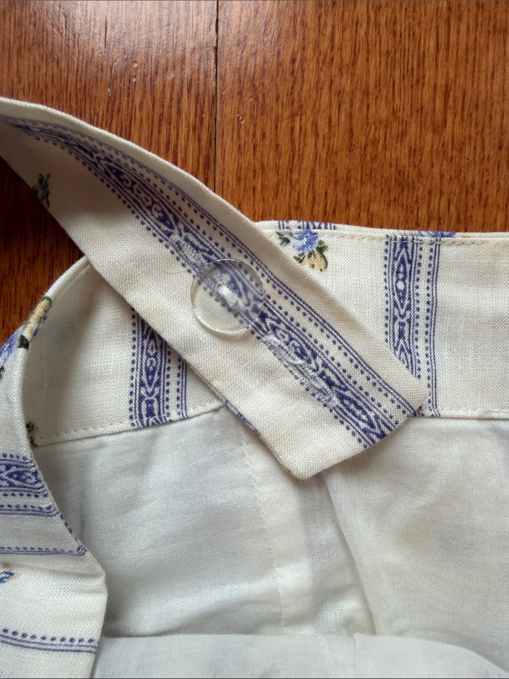 ANTONIO MELANI Linen Blend Floral Cottagecore Prairie Daniela Midi Dress 8 - Picture 6 of 11